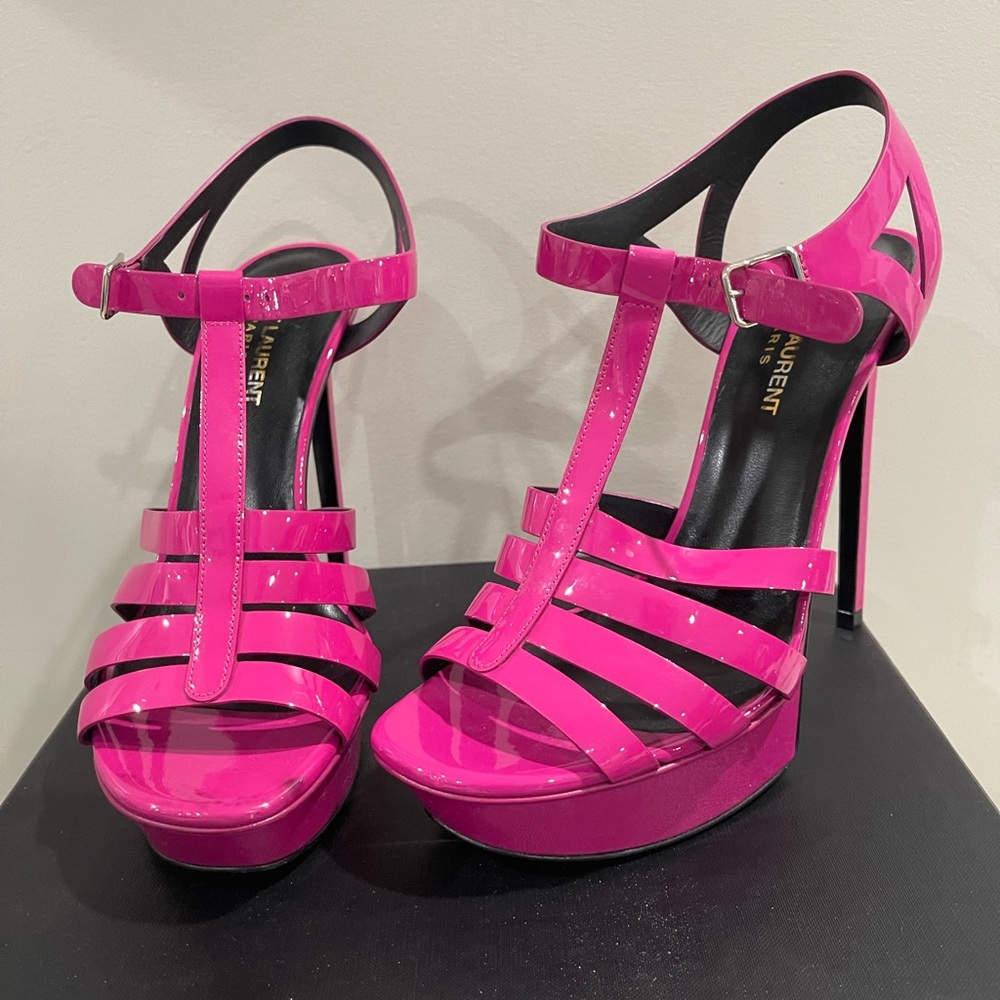 Ysl Saint Laurent bianca sandals